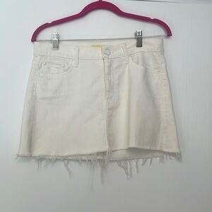 Mother A-Line Mini Frey Skirt